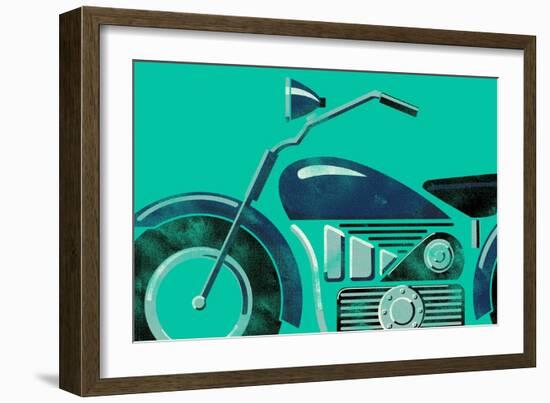 Motorcycle-null-Framed Giclee Print