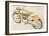 Motorcycle-null-Framed Art Print