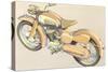 Motorcycle-null-Stretched Canvas