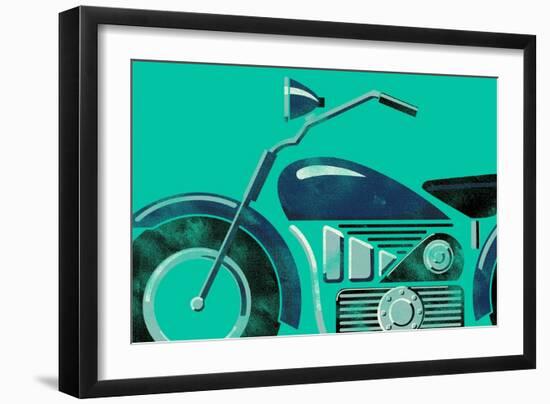 Motorcycle-null-Framed Giclee Print