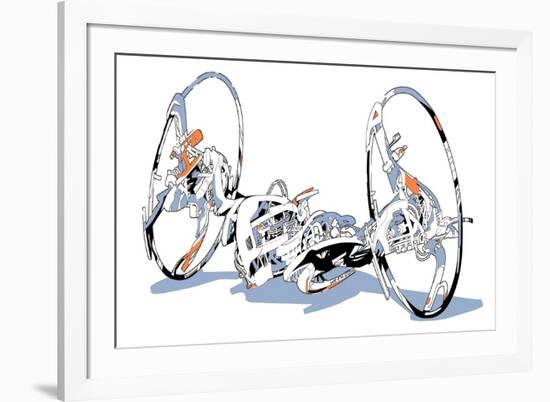 Motorcycle-HR-FM-Framed Premium Giclee Print