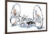 Motorcycle-HR-FM-Framed Art Print