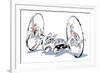 Motorcycle-HR-FM-Framed Art Print