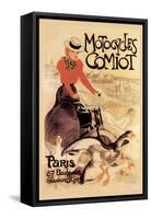 Motorcycles Comiot-Th?ophile Alexandre Steinlen-Framed Stretched Canvas