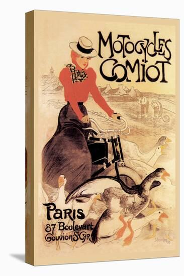 Motorcycles Comiot-Th?ophile Alexandre Steinlen-Stretched Canvas