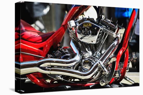 Motorcycles - NYC - United States-Philippe Hugonnard-Stretched Canvas