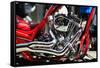 Motorcycles - NYC - United States-Philippe Hugonnard-Framed Stretched Canvas