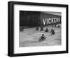 Motorcycles racing at the MCC Members Meeting, Brooklands, 10 September 1938-Bill Brunell-Framed Photographic Print