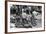 Motorcycles with Stunt Bars-Russell Lee-Framed Photographic Print