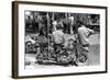 Motorcycles with Stunt Bars-Russell Lee-Framed Photographic Print