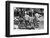 Motorcycles with Stunt Bars-Russell Lee-Framed Photographic Print