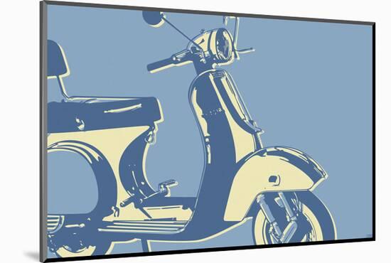 Motoretta-John W^ Golden-Mounted Art Print