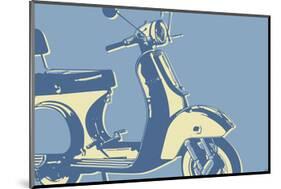 Motoretta-John W^ Golden-Mounted Art Print