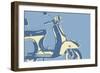 Motoretta-John W Golden-Framed Giclee Print