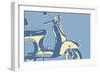 Motoretta-John W Golden-Framed Premium Giclee Print