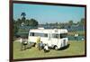 Motorhome at the Lake-null-Framed Art Print