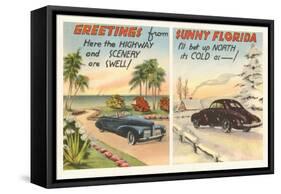 Motoring in Florida Versus the North-null-Framed Stretched Canvas