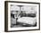 Motorist Filling Up His Own Car at a Self Service Gas Station-Ralph Morse-Framed Photographic Print