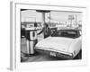 Motorist Filling Up His Own Car at a Self Service Gas Station-Ralph Morse-Framed Photographic Print