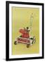 Motorized Lawnmower-null-Framed Art Print