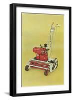 Motorized Lawnmower-null-Framed Art Print