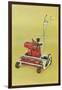 Motorized Lawnmower-null-Framed Art Print