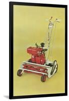 Motorized Lawnmower-null-Framed Art Print