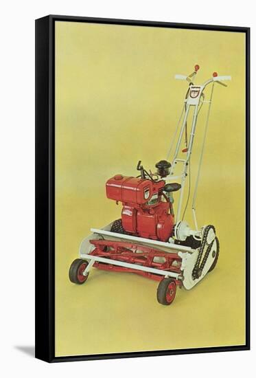 Motorized Lawnmower-null-Framed Stretched Canvas