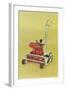 Motorized Lawnmower-null-Framed Art Print