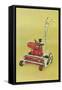 Motorized Lawnmower-null-Framed Stretched Canvas