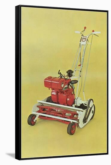 Motorized Lawnmower-null-Framed Stretched Canvas