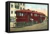 Motorized Train Car-null-Framed Stretched Canvas