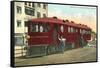 Motorized Train Car-null-Framed Stretched Canvas