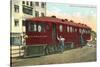 Motorized Train Car-null-Stretched Canvas