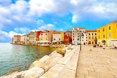 Old Istrian Town in Porec, Croatia.-motorolka-Framed Photographic Print