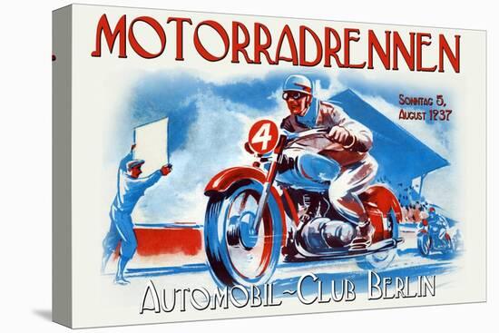 Motorradrennen - Auto Club Berlin-Jason Pierce-Stretched Canvas