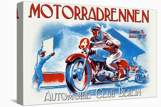 Motorradrennen - Auto Club Berlin-Jason Pierce-Stretched Canvas