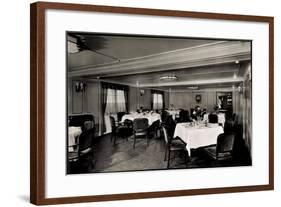 Motorschiff Seattle, Hapag, Speisesaal, Dampfer-null-Framed Giclee Print