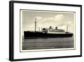 Motorschiff St Louis Der Hapag in Fahrt, Dampfer-null-Framed Giclee Print