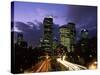 Motorway and Sydney CBD, Sydney, Australia-David Wall-Stretched Canvas