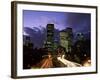 Motorway and Sydney CBD, Sydney, Australia-David Wall-Framed Photographic Print