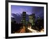 Motorway and Sydney CBD, Sydney, Australia-David Wall-Framed Photographic Print