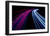 Motorway Light Trails-urbanbuzz-Framed Photographic Print