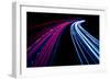 Motorway Light Trails-urbanbuzz-Framed Photographic Print