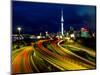 Motorways and Skytower, Auckland-David Wall-Mounted Photographic Print