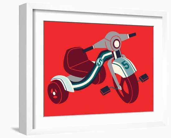 Mototrike-null-Framed Giclee Print