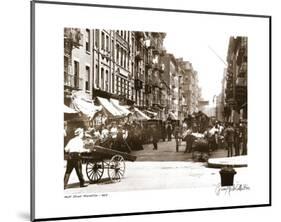Mott Street, Manhattan, New York, c.1907-null-Mounted Art Print
