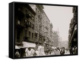 Mott Street, New York City-null-Framed Stretched Canvas