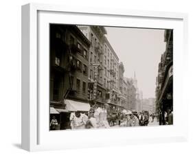 Mott Street, New York City-null-Framed Photo