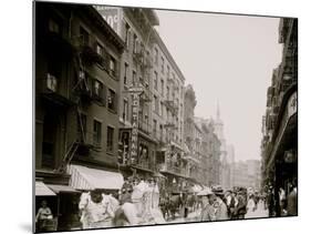 Mott Street, New York City-null-Mounted Photo